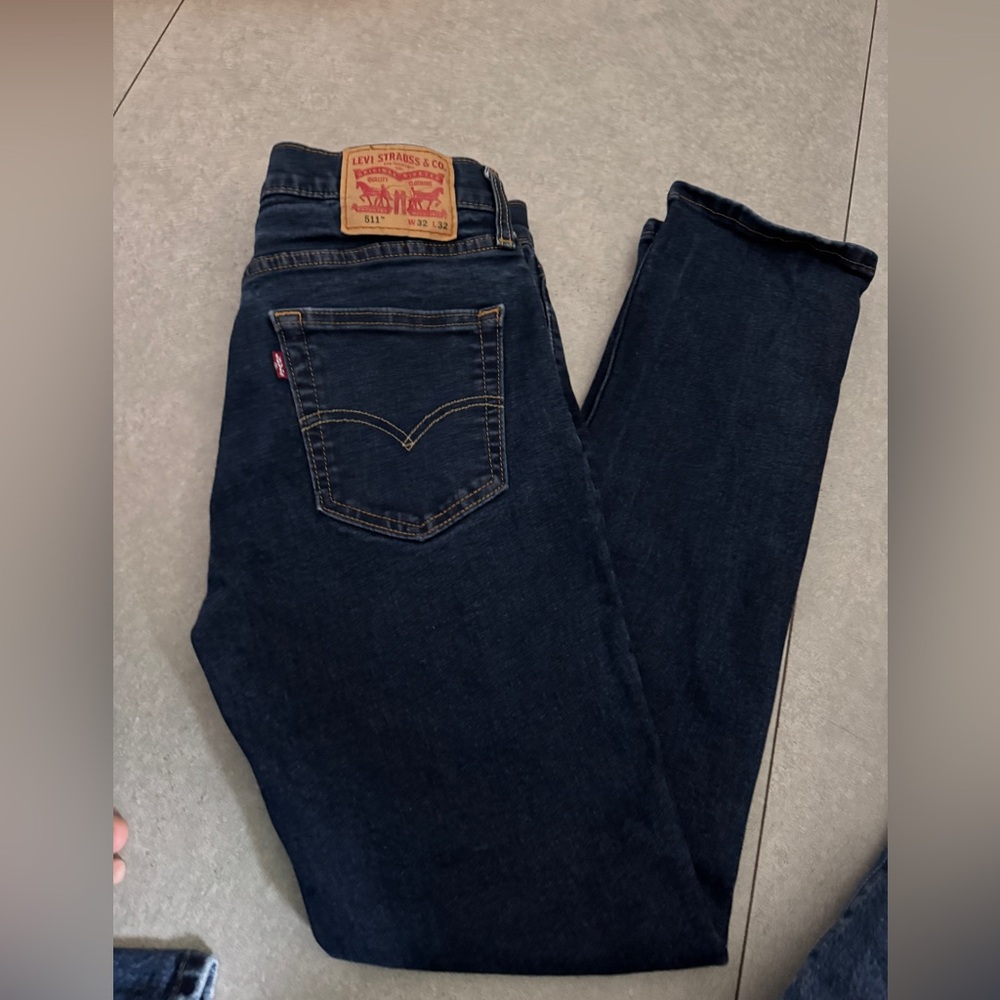 Levi's Men's Deep Indigo Slim Jeans